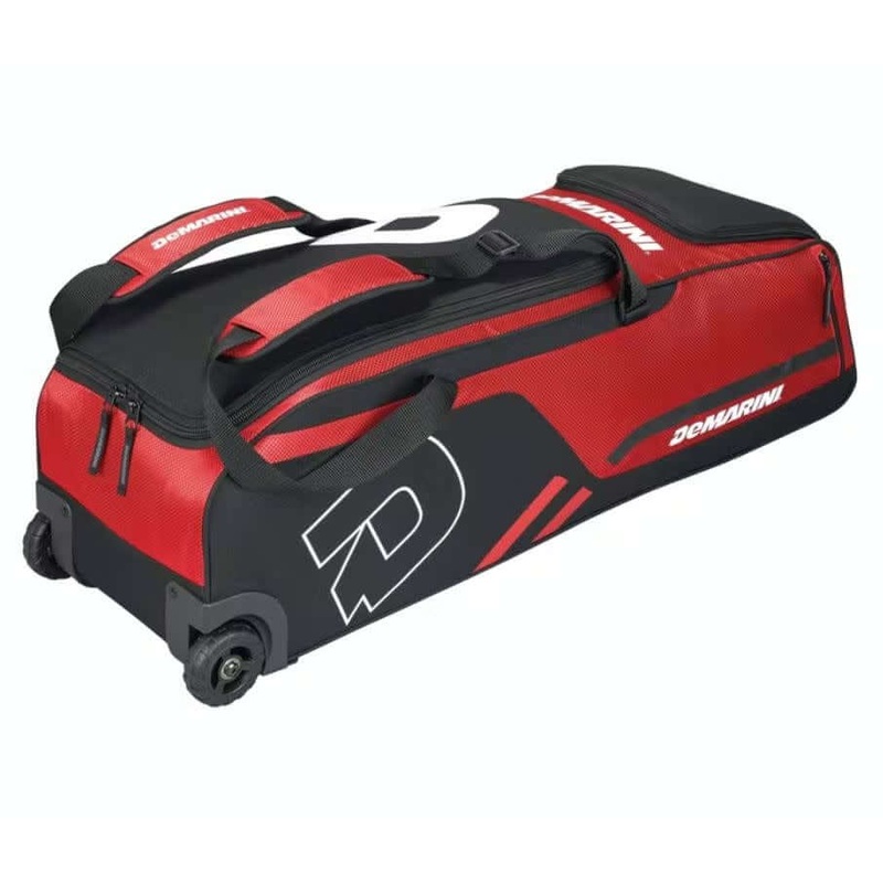 Wilson Demarini Momentum Wheeled Bag Scarlet