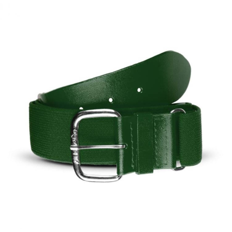 All-Star 1-1/2  Helix Adjustable Elastic Belt  Dark Green