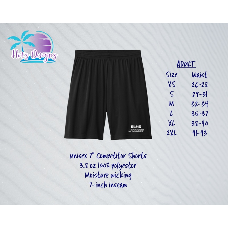 ELHS 26 Lacrosse Unisex Shorts