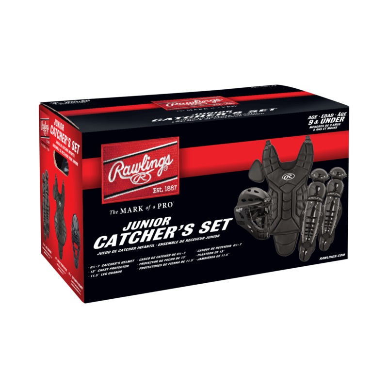 Players Junior Catchers Set  Black