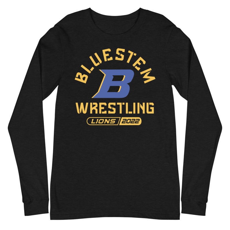 Bluestem Wrestling Long Sleeve Tee