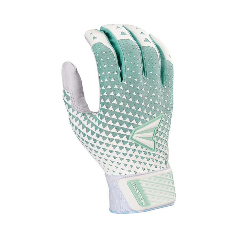 Easton Womens Ghost Nx Fastpitch Batting Gloves – White/Mint Green