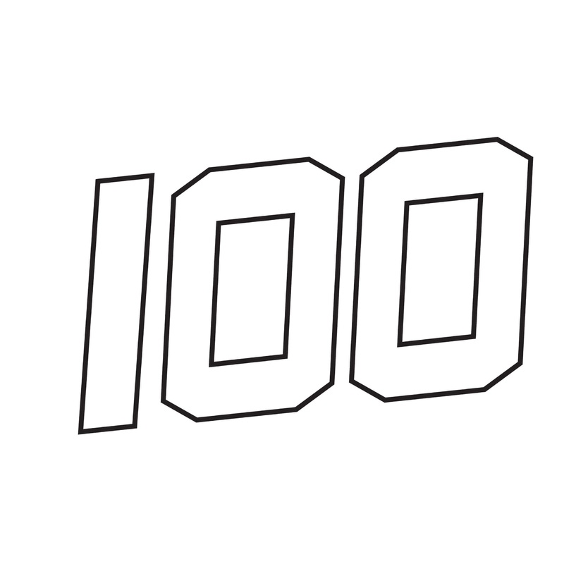 Hundreds Helmet Decal