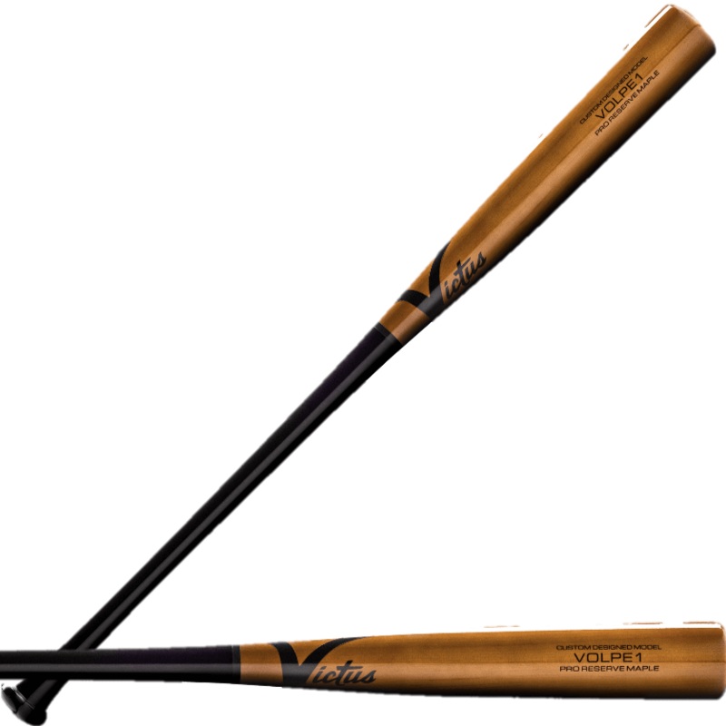 Victus VOLPE1 Gloss Black/Gloss Walnut Pro Reserve Wood Baseball Bat