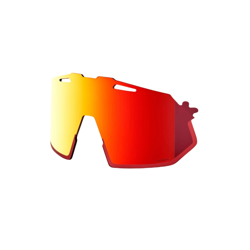 100% HYPERCRAFT SQ Polycarbonate Replacement Lens – HiPER Red Multilayer Mirror