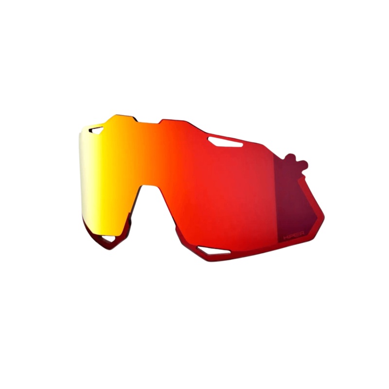 100% HYPERCRAFT XS Polycarbonate Replacement Lens – HiPER Red Multilayer Mirror