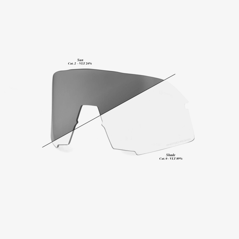 100% S3 Replacement Lens – Photochromic Clear/Smoke