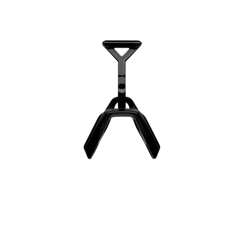 100% HYPERCRAFT XS Nose Bridge – Gloss Metallic Black