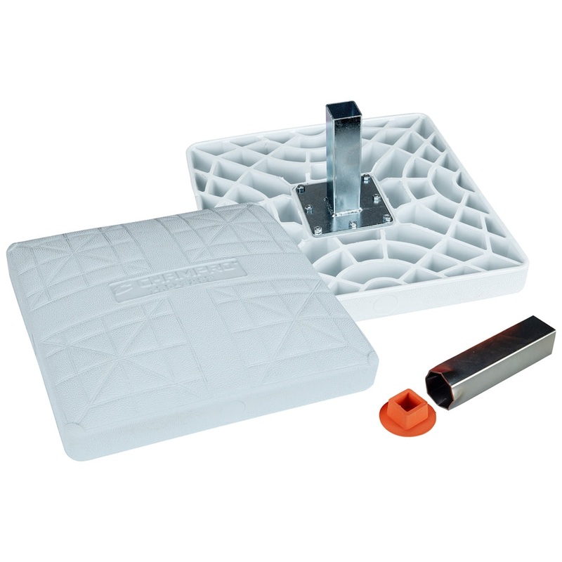 15 x 15 x 3 Pro Style Impact Base Set, White, Set of 3