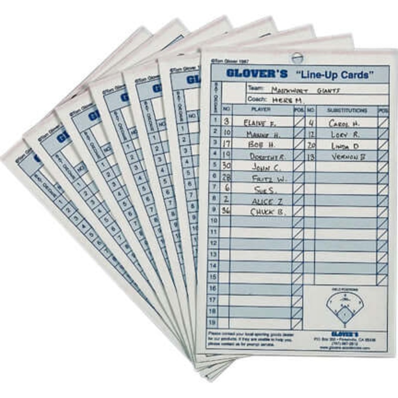 Markwort Glover Line Up Cards 24 Games