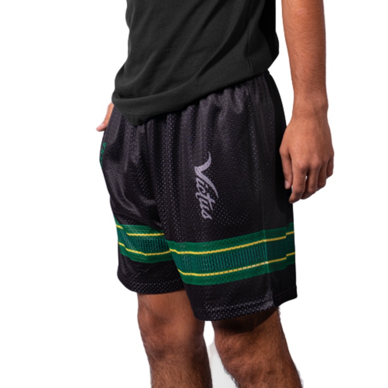 Victus Black Pencil Youth Mesh Shorts