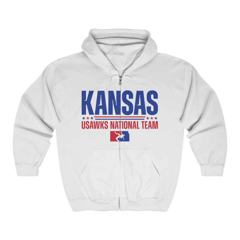 USAW KS National Team Unisex Heavy Blend Full Zip Hooded Sweatshirt