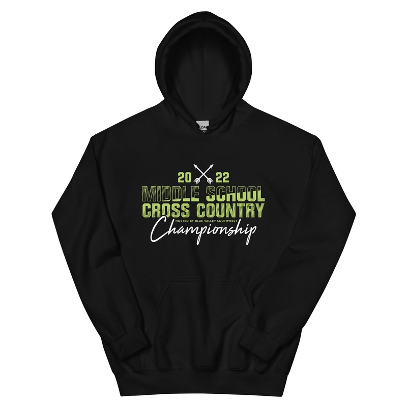 ’22 Middle School XC Championship Neon Green Unisex Hoodie