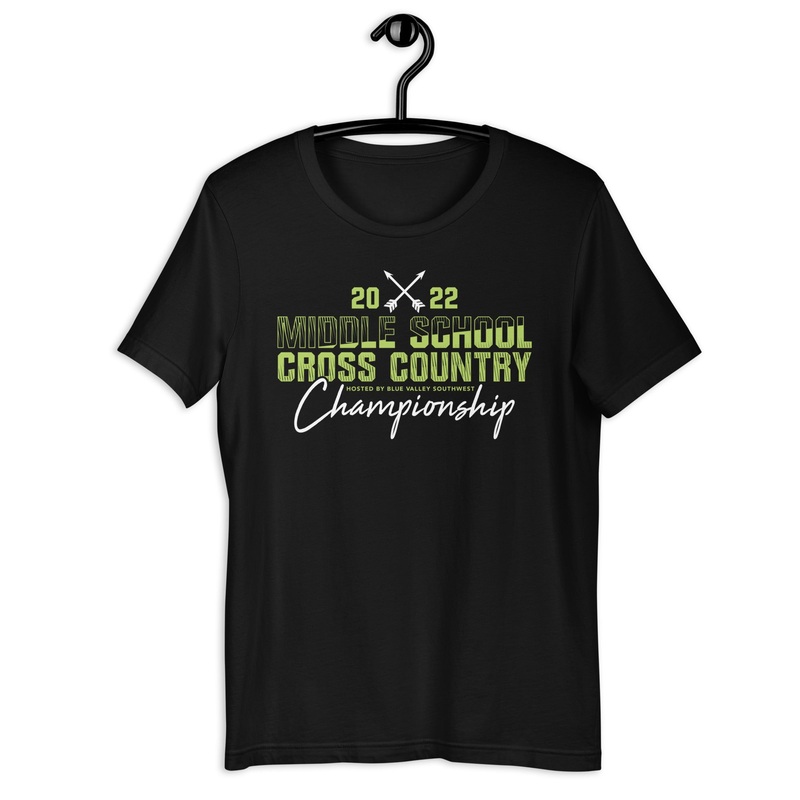 ’22 Middle School XC Championship Neon Green Unisex t-shirt