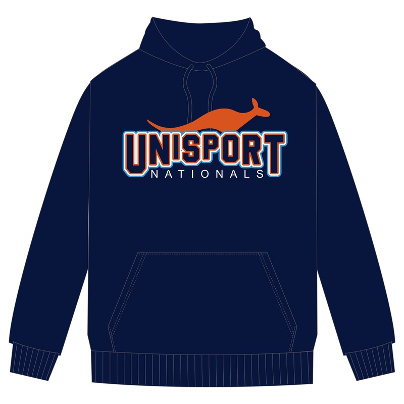 UniSport Nationals | Kangaroo Pocket Hoodie – Navy