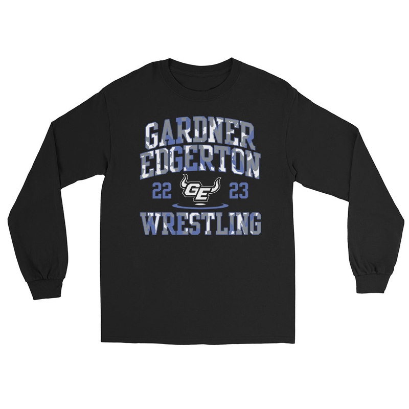 22/23 Gardner Edgerton Wrestling Mens Long Sleeve Shirt