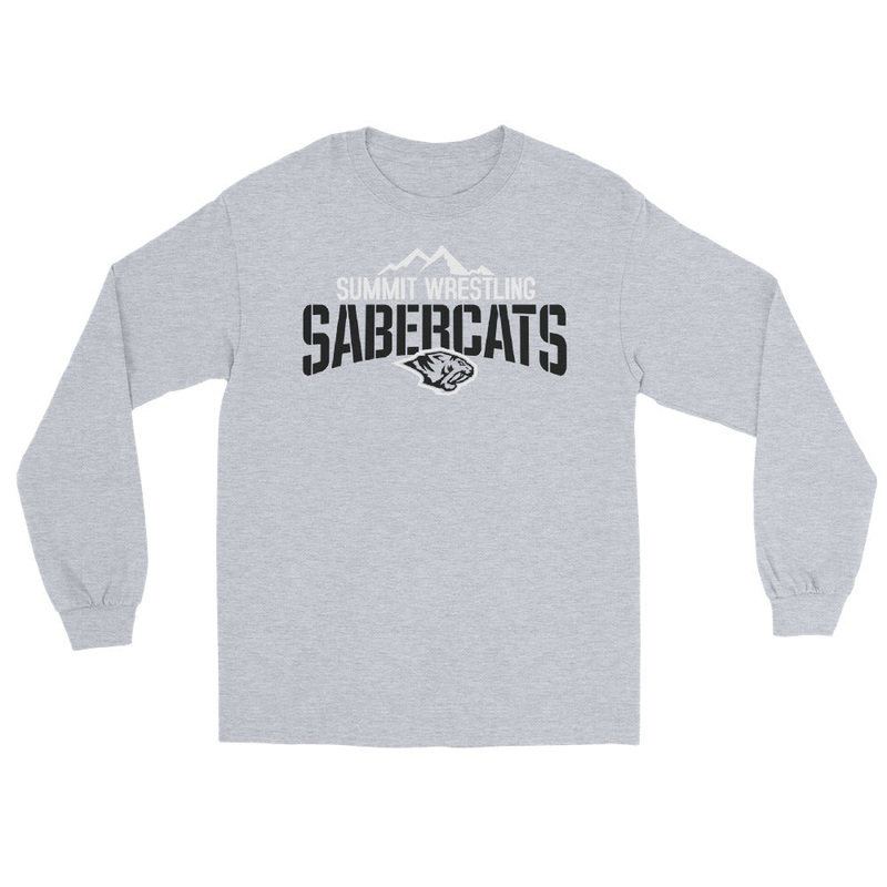 Summit Wrestling Sabercats Mens Long Sleeve Shirt