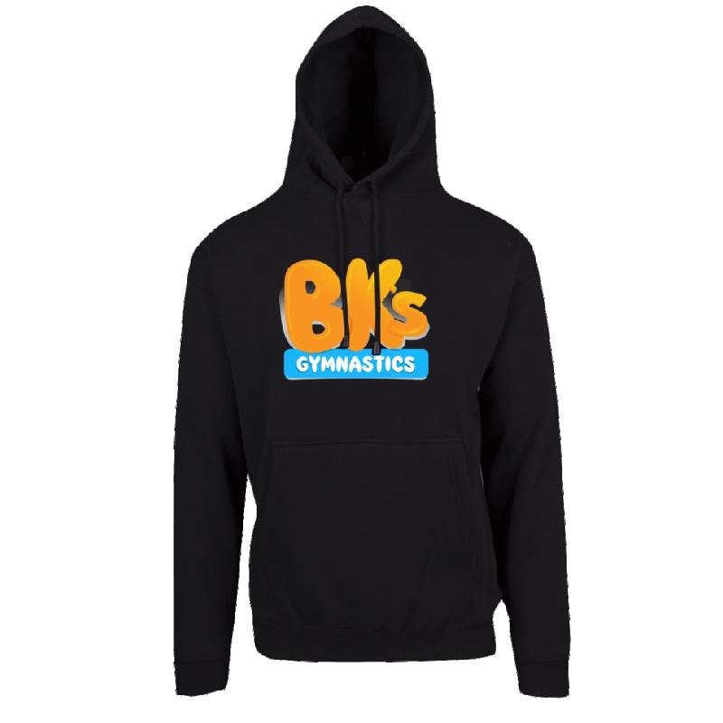 BK Gymnastics Merch | Fleecy Hoodie – BLACK