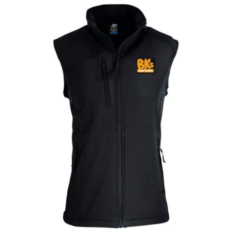 BK Learn To Swim | STAFF Softshell Vest – Mens