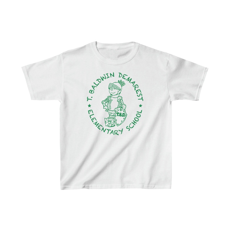 T. Baldwin Demarest Elementary School Kids Heavy Cotton Tee