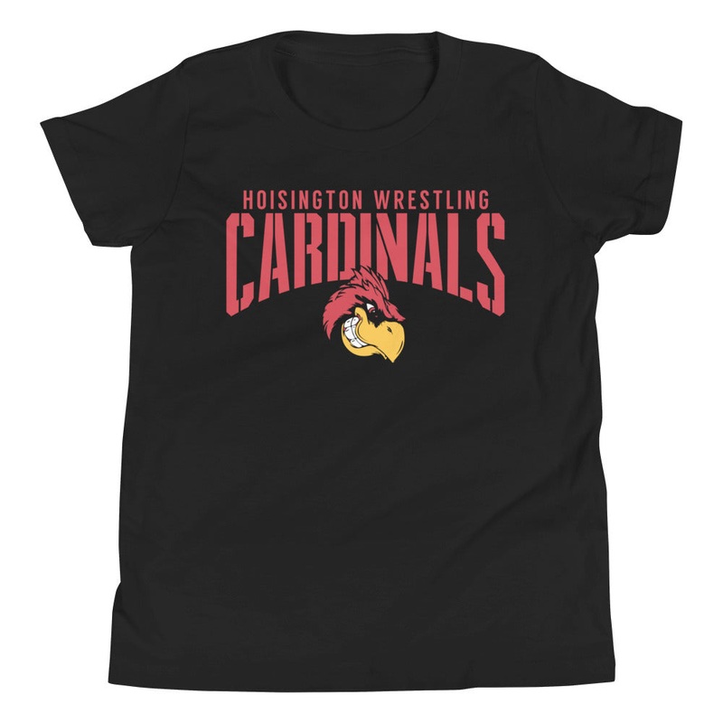 Youth Hoisington Cardinals Wrestling Youth Short Sleeve T-Shirt