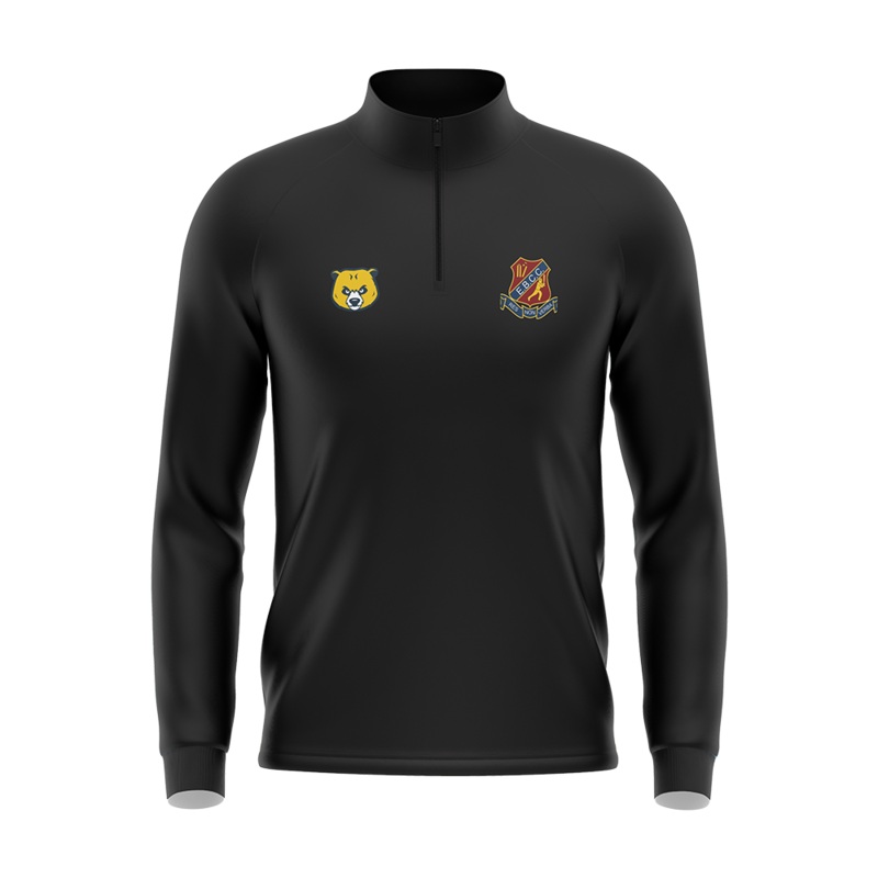 East Bierley CC 1/4 Zip|Small Youth|Medium Youth|Large Youth|Extra Large Youth|Small|Medium|Large|Extra Large|XXL|3XL