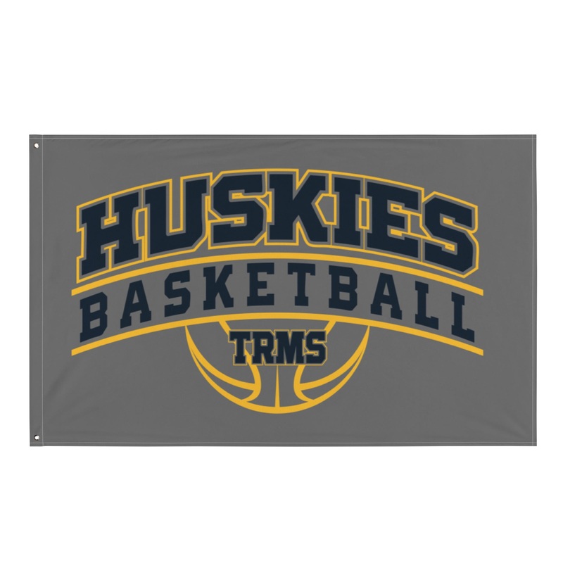 Trail Ridge Middle School Basketball All-Over Print Flag