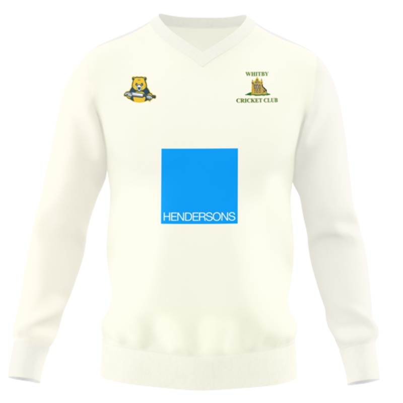 Whitby CC L/S Playing Jumper|Small|Medium|Large|Extra Large|XXL|3XL