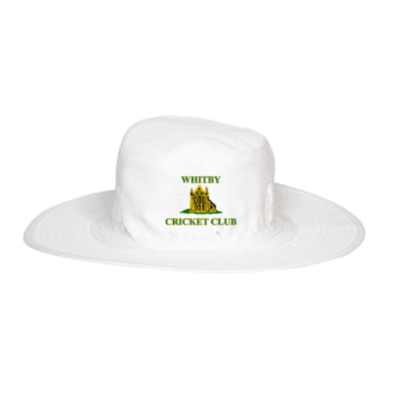 Whitby CC Sun Hat|Junior (53cm)|Youth (57cm)|Adult (60cm)|Large Adult (63cm)