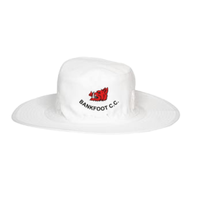 Bankfoot CC Sun Hat|Junior (53cm)|Youth (57cm)|Adult (60cm)|Large Adult (63cm)