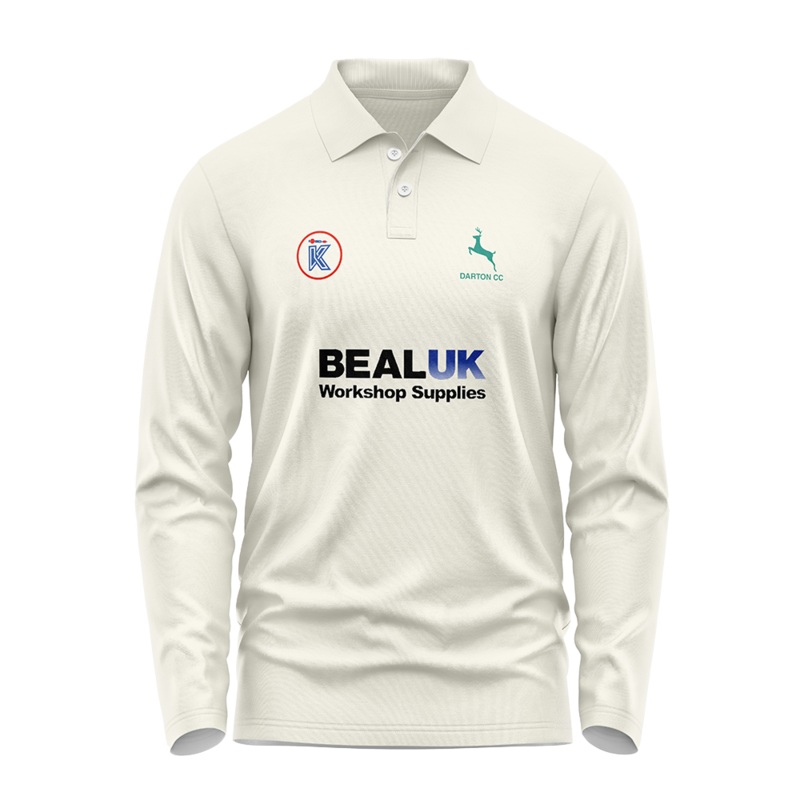 Darton CC L/S Playing Shirt|Small|Medium|Large|Extra Large|XXL|3XL