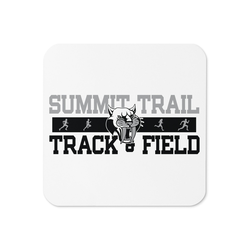 Summit Trail Middle School Track & Field Cork Back Coaster