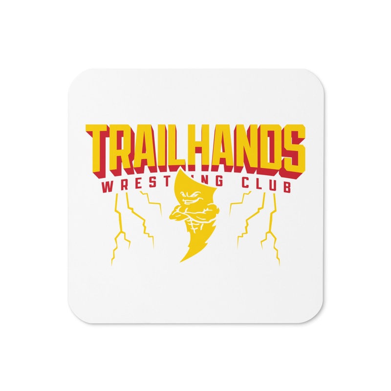 Trailhands Wrestling Club Cork Back Coaster