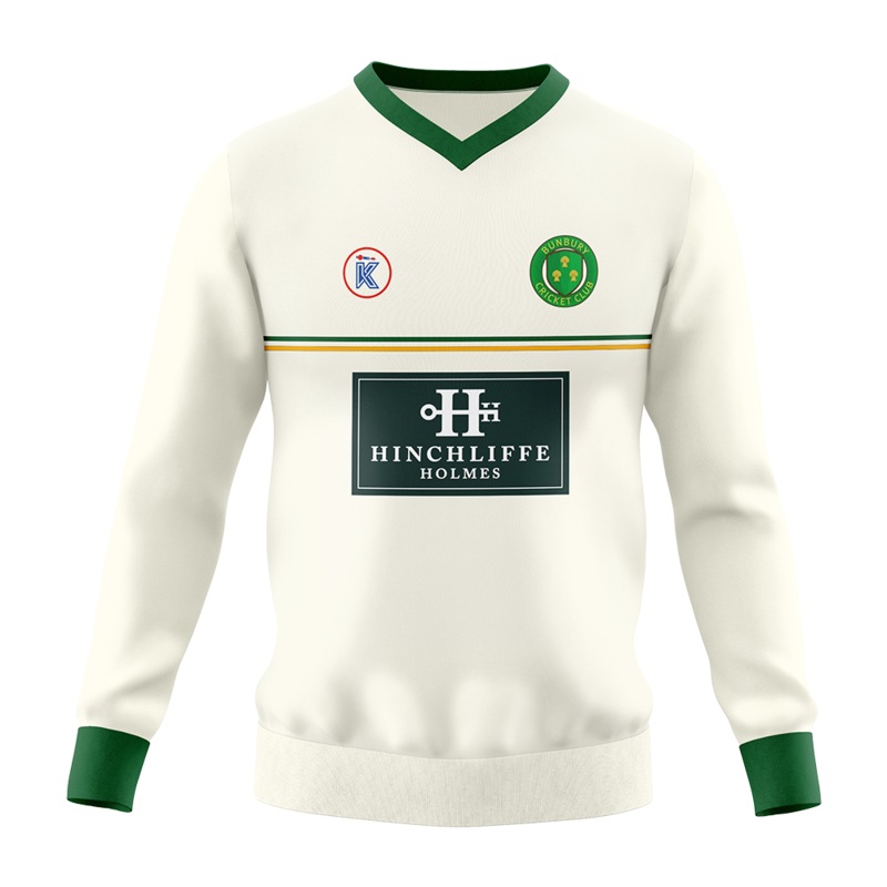 Bunbury CC L/S Playing Jumper|Small|Medium|Large|Extra Large|XXL|3XL|4XL
