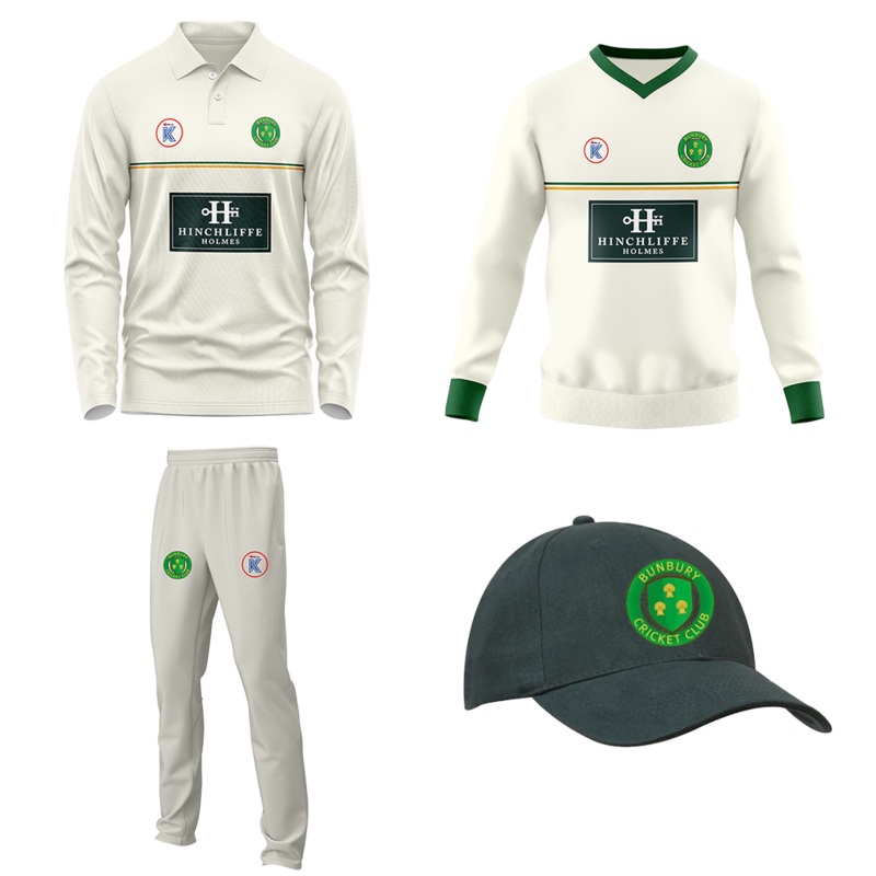 Bunbury CC Playing Bundle (L/S Shirt and L/S Jumper)