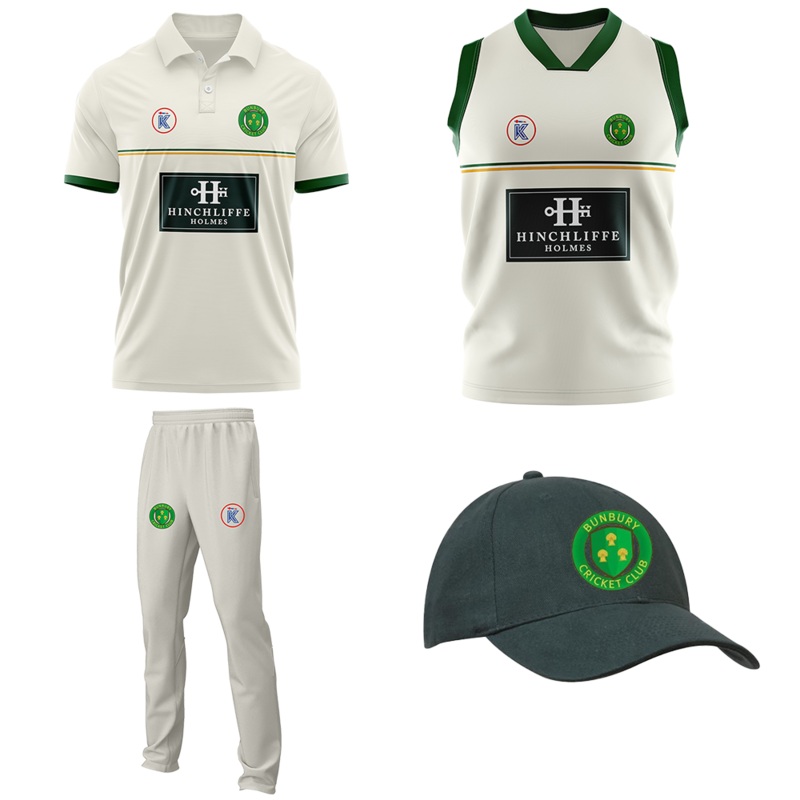 Bunbury CC Playing Bundle (S/S Shirt and Slipover)