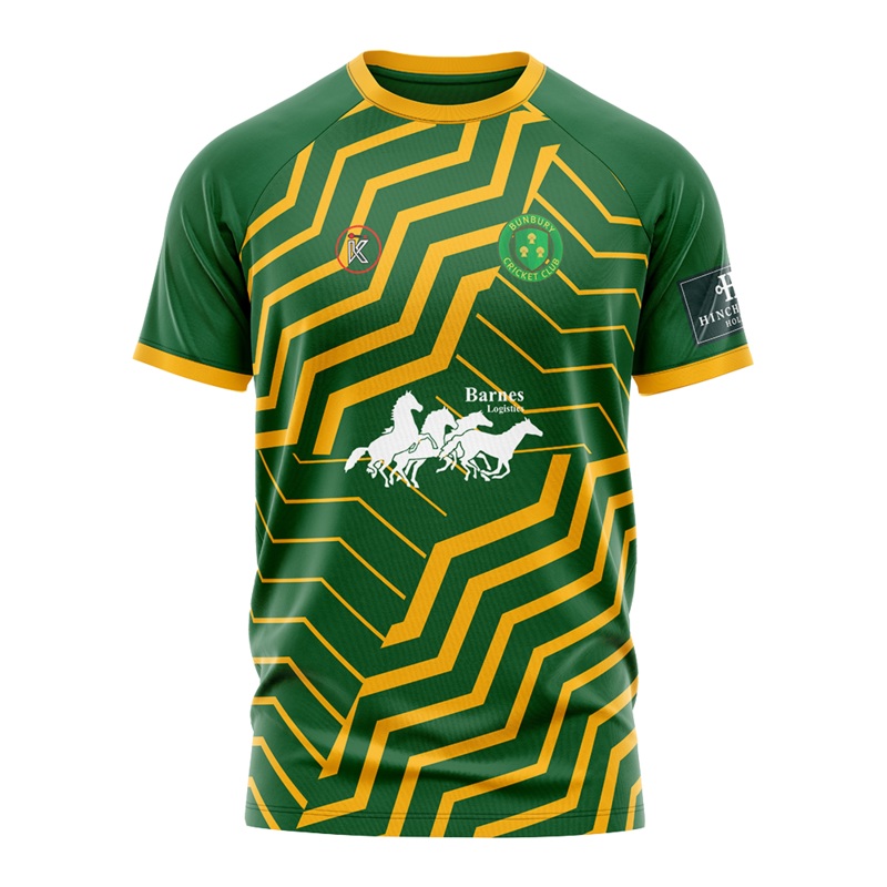 Bunbury CC Training Shirt|Small Youth|Medium Youth|Large Youth|Extra Large Youth|Small|Medium|Large|Extra Large|XXL|3XL|4XL