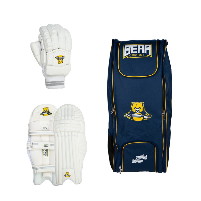 Youth Batting Gloves, Pads and Bag Bundle (Claw gloves)