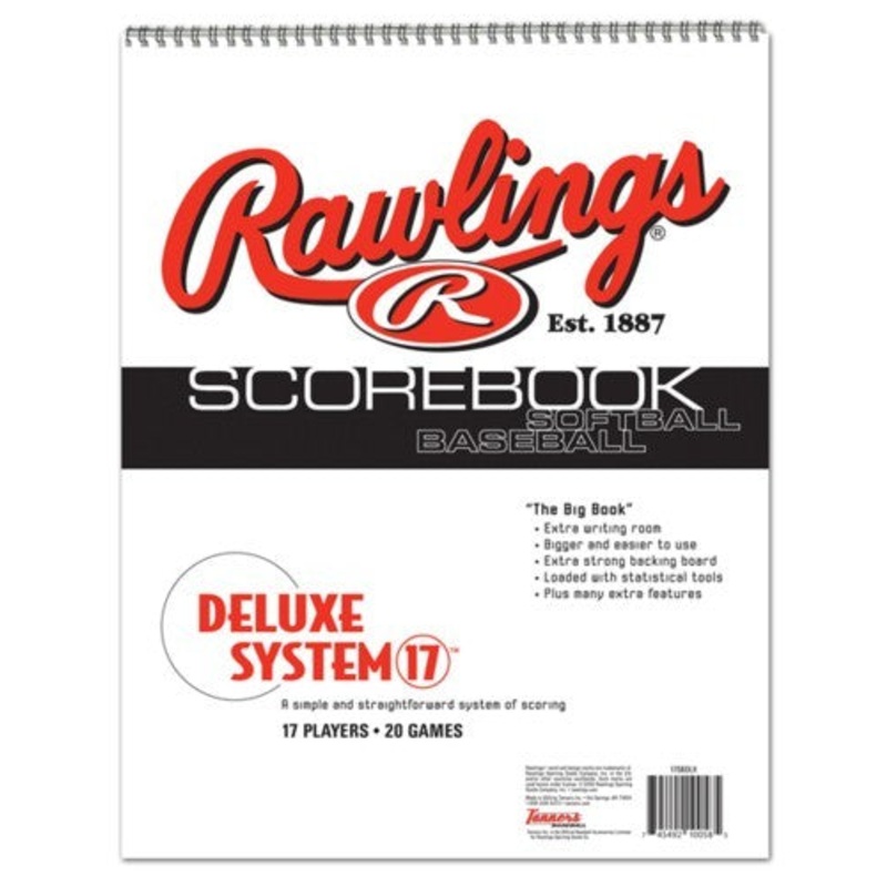 Rawlings Deluxe System 17 Big Book Scorebook 17SBDLX
