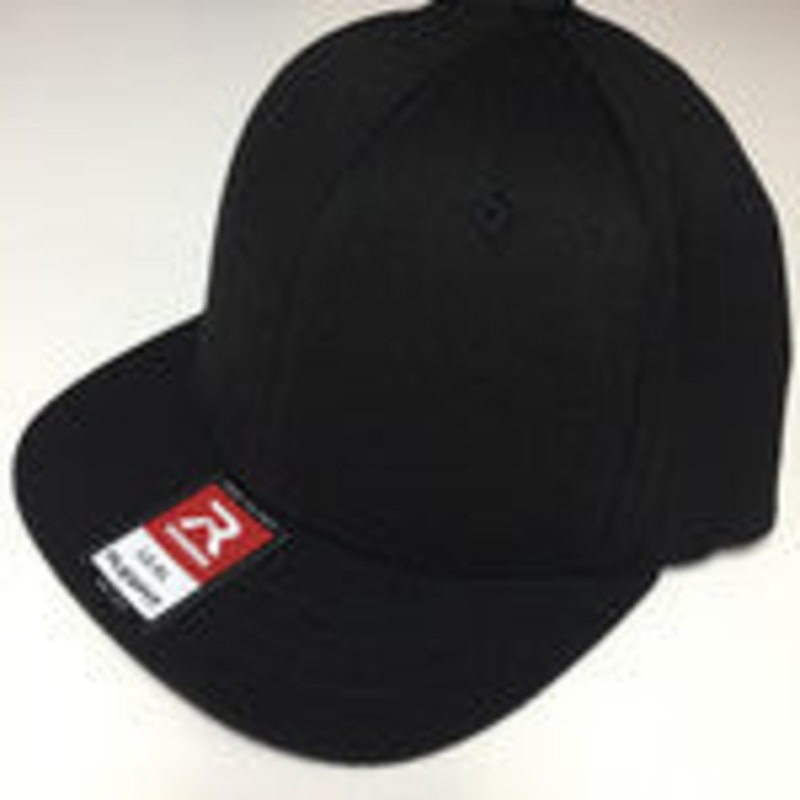 Richardson Flex Fit Plate Hat|Blue|Black|SM/MD|LG/XL