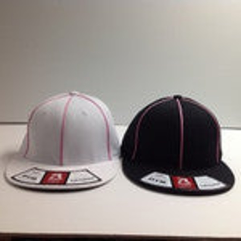 Richardson Pink Football Hat|Black|White|XS/SM|SM/MD|LG/XL