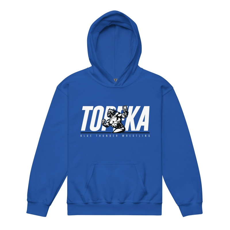 Topeka Blue Thunder Wrestling Youth heavy blend hoodie