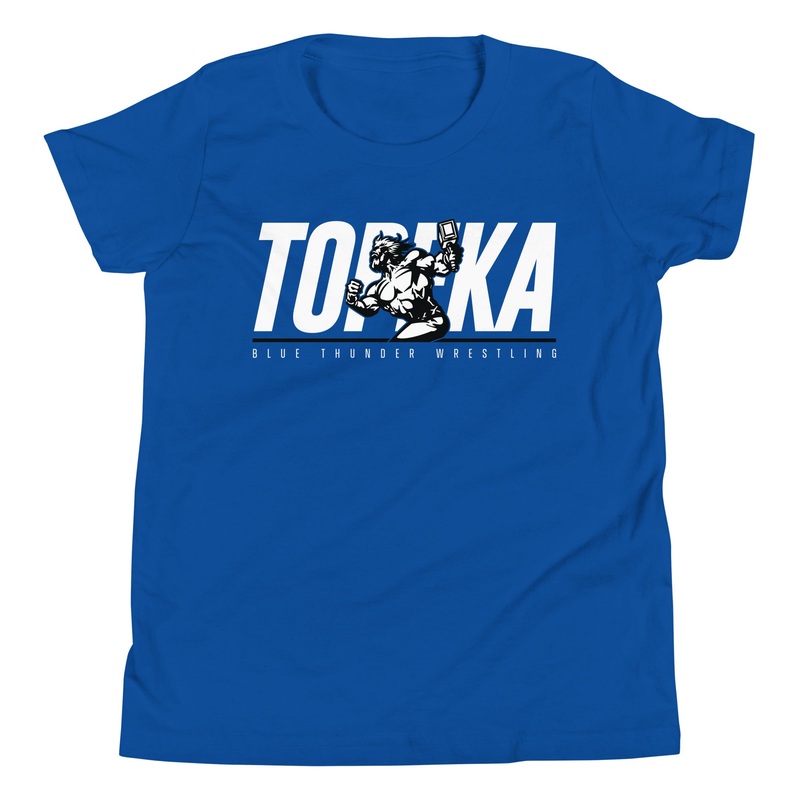 Topeka Blue Thunder Wrestling Youth Short Sleeve T-Shirt