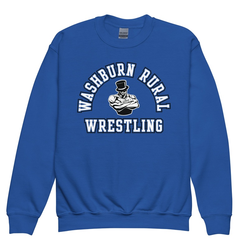Washburn Rural Wrestling Youth crewneck sweatshirt
