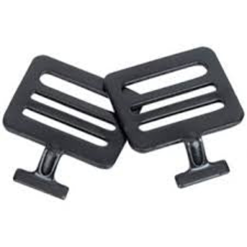 1 1/2 Wide T Hook Black