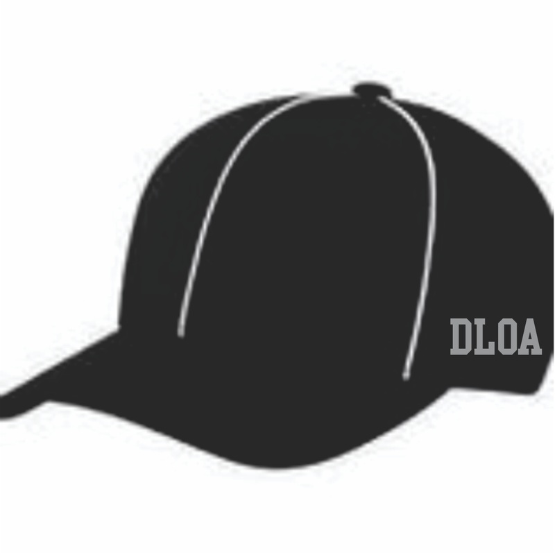 DLOA Lacrosse Hat|Performance Stretch|Black|SM/MD|LG/XL
