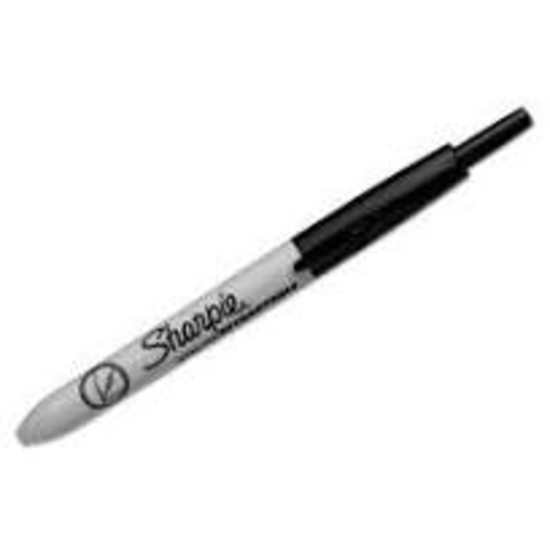 Retractable Fine Point Sharpie Pen  USE WHAT THE PROS USE
