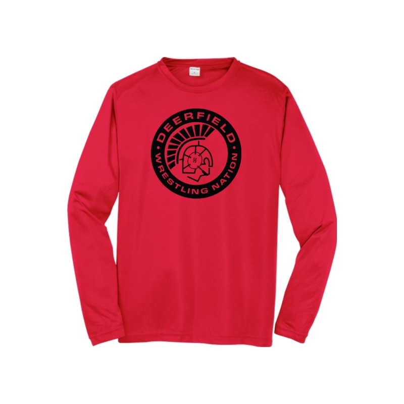 Deerfield High School Sport-Tek Long Sleeve PosiCharge Competitor Tee. ST350LS