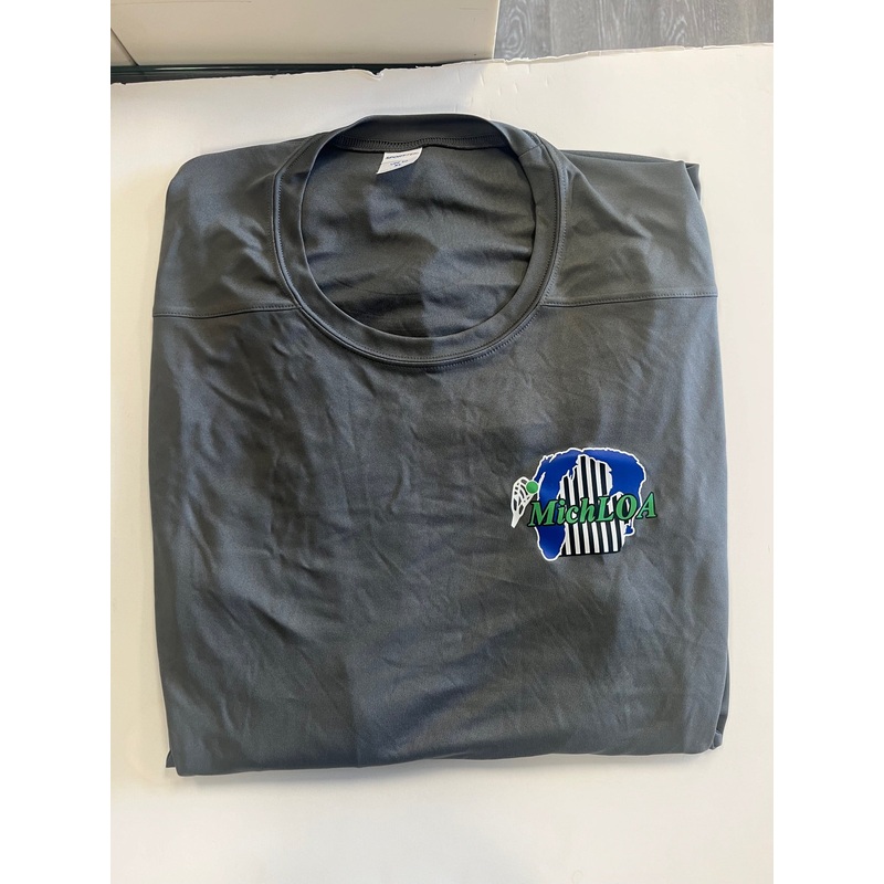 Michloa Dry Fit S/S or L/S Grey Tee