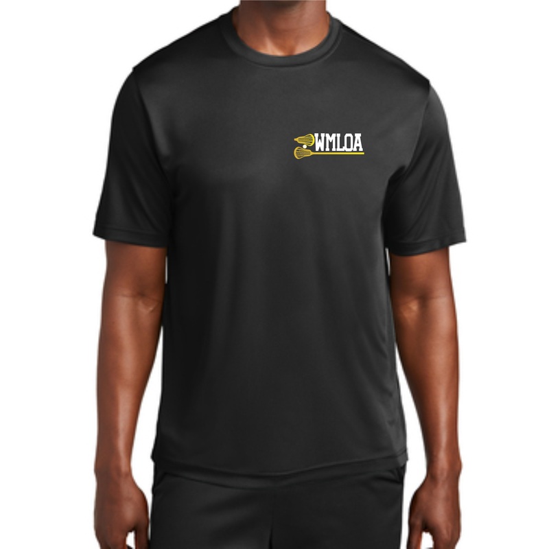 WMLOA Dry Wick SS Black Tee|S|M|L|XL|2XL|3XL|4XL